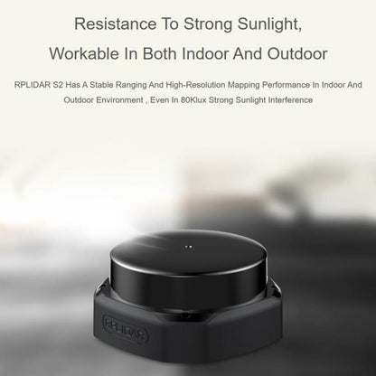 WAVESHARE RPLIDAR High-Performance Compact-size DTOF Lidar, Support UART Port / Ethernet Port Communication Modes, S2, S2L, S2E, S2P