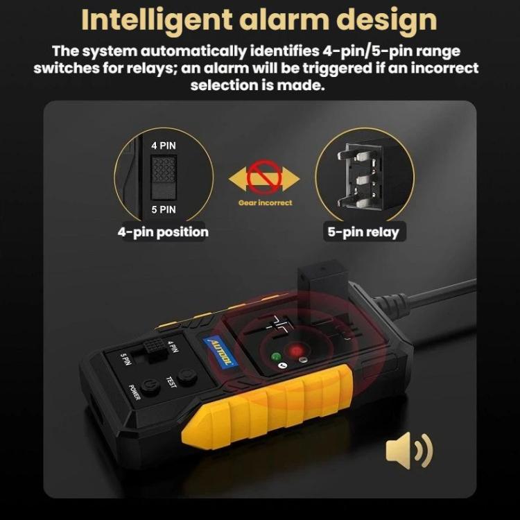 AUTOOL 12V Automotive Fault Relay Detector