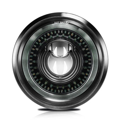 5.75-Inch High-Power Motorcycle Starry Sky Flowing Aperture Cut-Line Headlight, R25