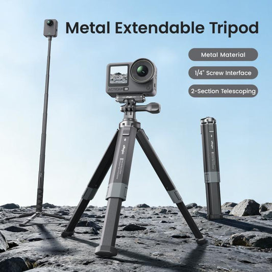 aMagisn Trépied extensible en métal pour caméras sportives, appareils photo hybrides et smartphones, AM38