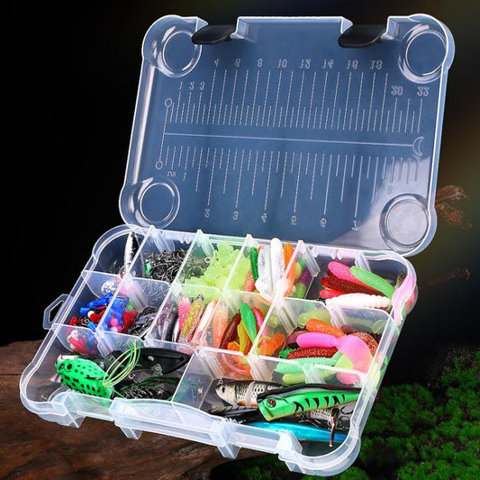Juego de señuelos artificiales Minnow articulados multi-snow, señuelos de manivela con anzuelo, herramientas de pesca, 385 piezas/caja
