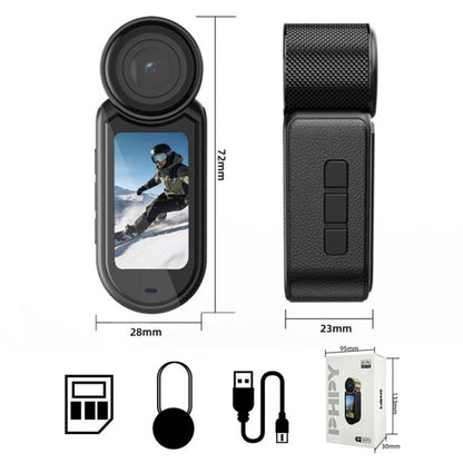 D03 HD Action Camera Neck-Worn Magnetic Mini Smart Thumb Camera