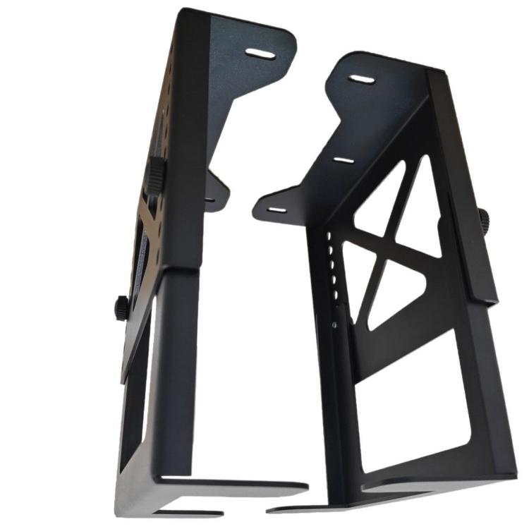 Support métallique réglable sous le bureau pour NAS, PC, mini-ordinateur, console de jeux PS5, étagère peu encombrante, KXD250311