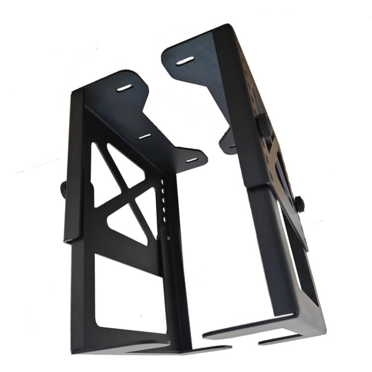 Support métallique réglable sous le bureau pour NAS, PC, mini-ordinateur, console de jeux PS5, étagère peu encombrante, KXD250311