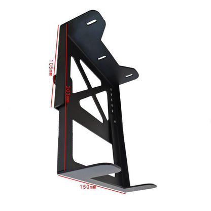Support métallique réglable sous le bureau pour NAS, PC, mini-ordinateur, console de jeux PS5, étagère peu encombrante, KXD250311