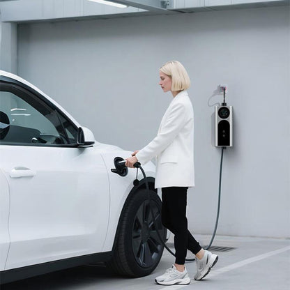European Standard Portable Car Charger With Display Portable AC Charging Cable For Home Use, 7KW, 3.5KW, 11KW, 22KW