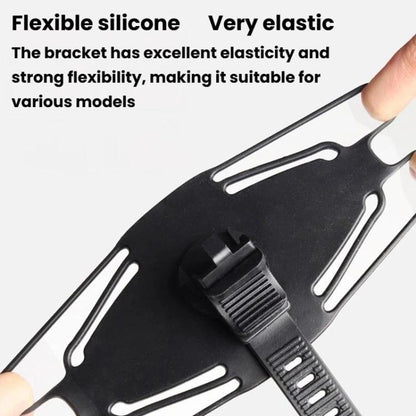 360-Degree Rotating Large Silicone Bike Phone Mount E-Bike Navigation Mount