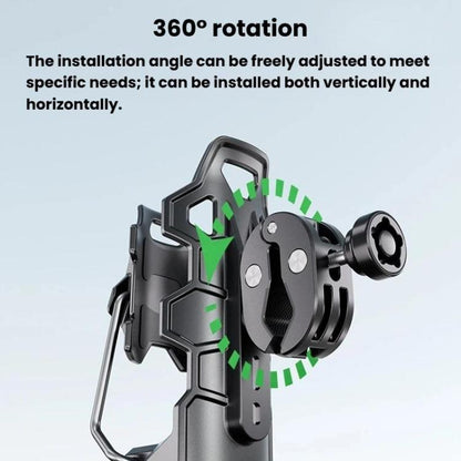 Adaptive Anti-Slip Water Bottle Holder For Motorcycles & Bicycles 360-Degree Rotating Anti-Theft Cup Holder, Kewig SHJ-6