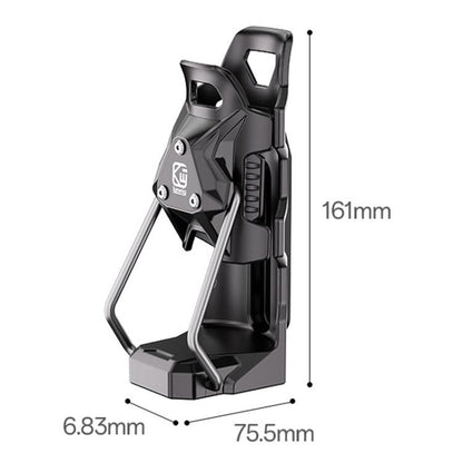 Adaptive Anti-Slip Water Bottle Holder For Motorcycles & Bicycles 360-Degree Rotating Anti-Theft Cup Holder, Kewig SHJ-6