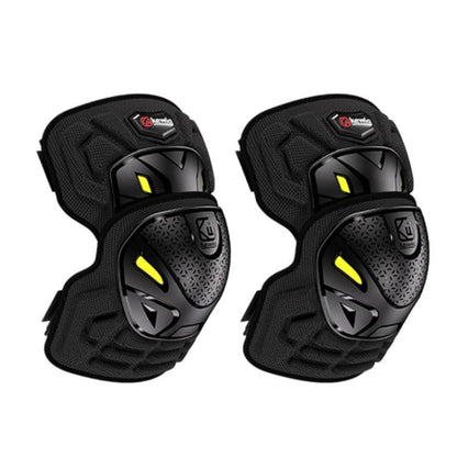Kewig 2pcs Quick-Release Shockproof Motorcycle Riding Protective Covers Anti-Fall Knee & Elbow Pads, Elbow Guard L, Elbow Guard M, Knee Guard L, Knee Guard M