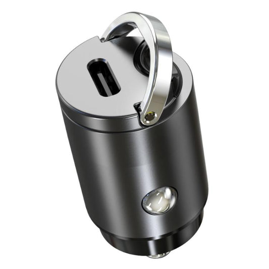شاحن سيارة صغير مزود بحلقة سحب واحدة من النوع C للسيارات والدراجات النارية، PD30W