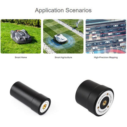 WAVESHARE GNSS L1+L2+L5 Multi-Satellite Multi-Frequency Four-Wire Helical Active Precision Positioning Antenna, Q25, Q39