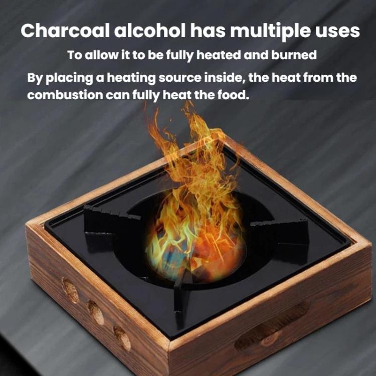 WJ Three-Hole Alcohol Stove Base Aluminum Alloy Square Stove & Dry Pot Stove, Small, Large