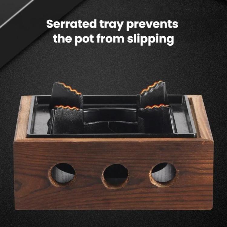 WJ Three-Hole Alcohol Stove Base Aluminum Alloy Square Stove & Dry Pot Stove, Small, Large