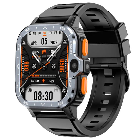 Montre connectée de sport robuste, compatible avec les versions eurasiatiques et africaines, avec emplacement pour carte SIM 4G et Google Play Store, noire 2+16G, argentée 2+16G, noire 4+64G, argentée 4+64G