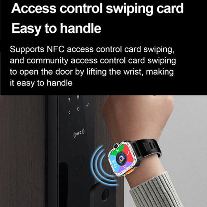 Eurasian African Versions 4G SIM Card Slot Rugged Sports Smartwatch With Google Play Store, Black 2+16G, Silver 2+16G, Black 4+64G, Silver 4+64G