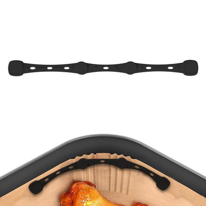 Magnetic Silicone Buckle for Air Fryer Parchment Paper Heat Resistant Liner Clips, Flower Red, Flower Black, Flower Gray, Square Red, Square Black, Square Gray, Teardrop Gray, Teardrop Black, Teardrop Red, Extended Red, Extended Black, Extended Gray