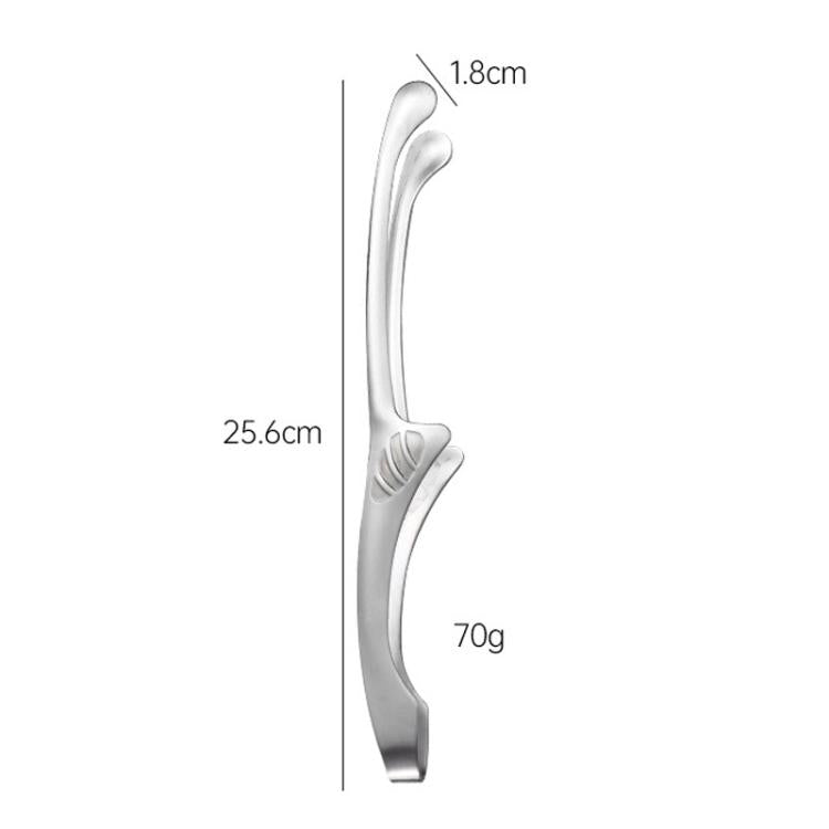 Buffet Food Tongs Multi-Functional Steak BBQ Clips, LsCook 10 inch Round Head 304 Stainless Steel
