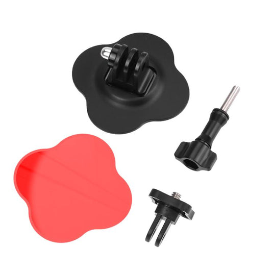 For DJI Osmo Pocekt 3 / Action 6 / GoPro Flymile Helmet Mount, Square, Floral