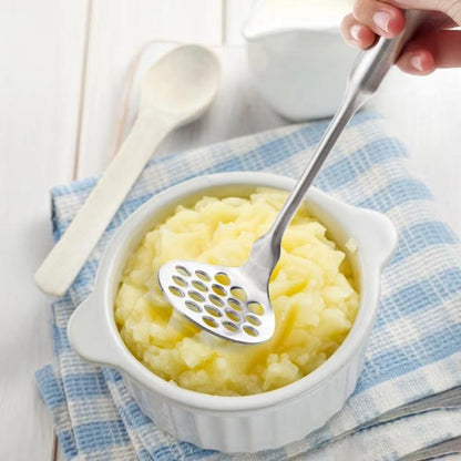 LsCook 304 Stainless Steel Potato Masher Baby Food Masher