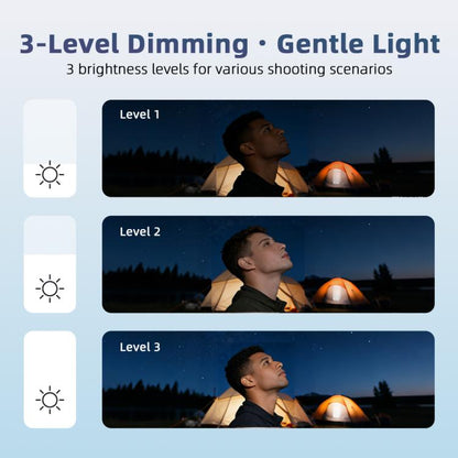 For DJI Pocket 3 Flymile Handheld Magnetic Fill Light For Photography