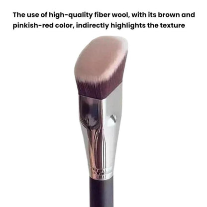 Oblique Flat Head Makeup Brush Trapezoid Contour Brush, Blush Brush, Foundation Brush