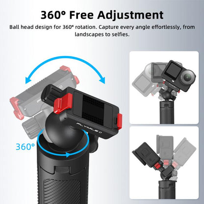 For DJI Flymile Rotary Quick-Release Tripod Extension Selfie Stick, For Action 6 / Nano, For Action 3 / 4 / 5Pro / Osmo 360
