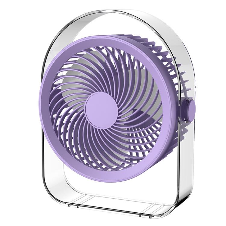 Veilleuse silencieuse de bureau pour dortoir avec ventilateur et veilleuse, Blanc prise directe, Violet prise directe, Blanc rechargeable, Violet rechargeable