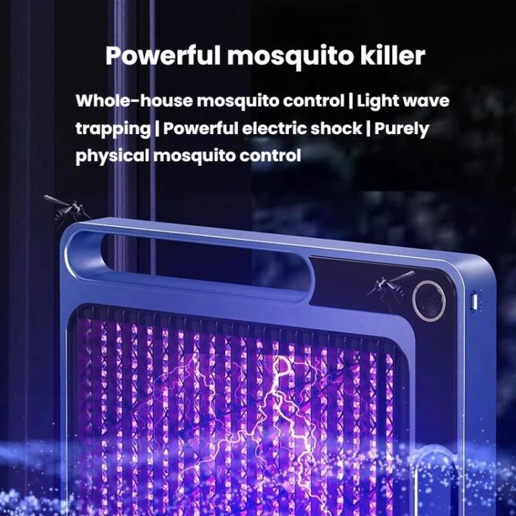 BD888 Tueur de moustiques électrique silencieux à usage domestique, Piège à moustiques ultraviolet, Tueur de moustiques, Répulsif, Blanc à brancher, Bleu à brancher, Blanc rechargeable, Bleu rechargeable