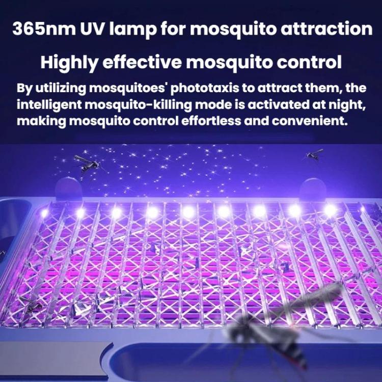 BD888 Tueur de moustiques électrique silencieux à usage domestique, Piège à moustiques ultraviolet, Tueur de moustiques, Répulsif, Blanc à brancher, Bleu à brancher, Blanc rechargeable, Bleu rechargeable