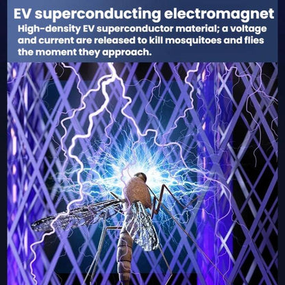 BD888 Tueur de moustiques électrique silencieux à usage domestique, Piège à moustiques ultraviolet, Tueur de moustiques, Répulsif, Blanc à brancher, Bleu à brancher, Blanc rechargeable, Bleu rechargeable