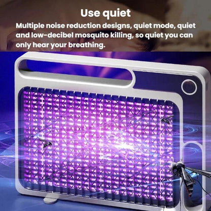 BD888 Tueur de moustiques électrique silencieux à usage domestique, Piège à moustiques ultraviolet, Tueur de moustiques, Répulsif, Blanc à brancher, Bleu à brancher, Blanc rechargeable, Bleu rechargeable