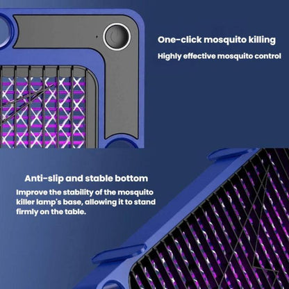 BD888 Tueur de moustiques électrique silencieux à usage domestique, Piège à moustiques ultraviolet, Tueur de moustiques, Répulsif, Blanc à brancher, Bleu à brancher, Blanc rechargeable, Bleu rechargeable