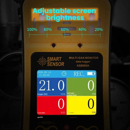 SMART SENSOR 4 In 1 Explosion-Proof Space Gas Detector, AS8900A