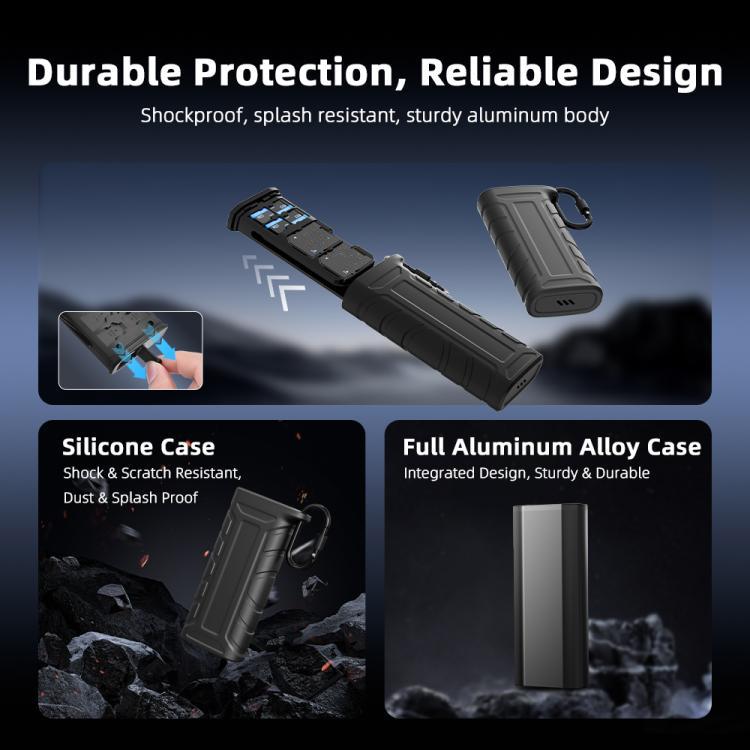BRDRC Multi-Functional SD/TF Flash Transfer Card High-Speed Reader Storage Box