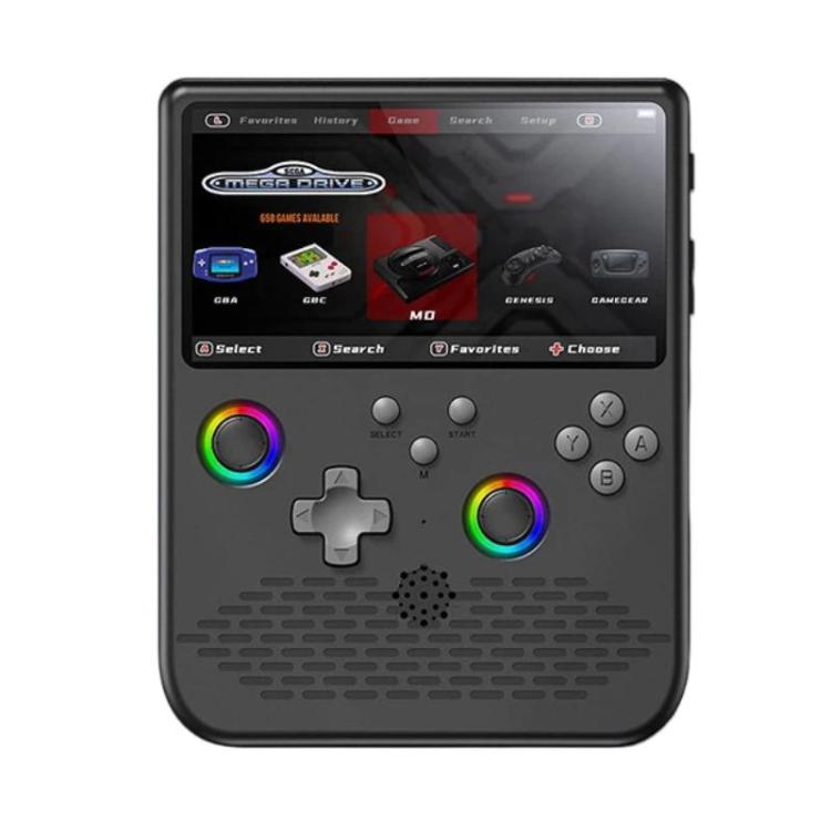 H5 5 Inch IPS HD Handheld Game Console With RGB Ambient Light Retro Mini Arcade, Portable Game Machine, Black Body Grey Key 64G, White Body Purple Key 64G, Black Body Purple Key 64G, White Body White Key 64G, Black Body Grey Key 128G                   ...