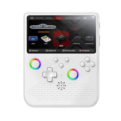 H5 5 Inch IPS HD Handheld Game Console With RGB Ambient Light Retro Mini Arcade, Portable Game Machine, Black Body Grey Key 64G, White Body Purple Key 64G, Black Body Purple Key 64G, White Body White Key 64G, Black Body Grey Key 128G                   ...