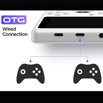 H5 5 Inch IPS HD Handheld Game Console With RGB Ambient Light Retro Mini Arcade, Portable Game Machine, Black Body Grey Key 64G, White Body Purple Key 64G, Black Body Purple Key 64G, White Body White Key 64G, Black Body Grey Key 128G                   ...