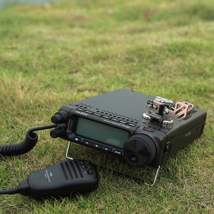 Mini Double-propeller Automatic Key Morse Code Transmitter, With 3.5mm Audio Cable