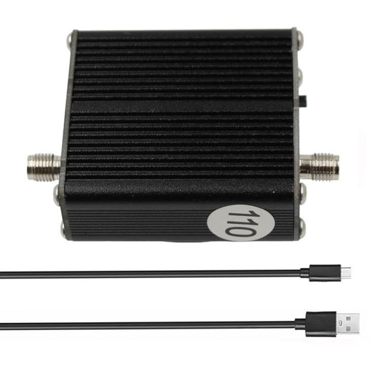 Amplificateur haute impédance à convertisseur de bande d'aviation 2 en 1, 100M, 110M
