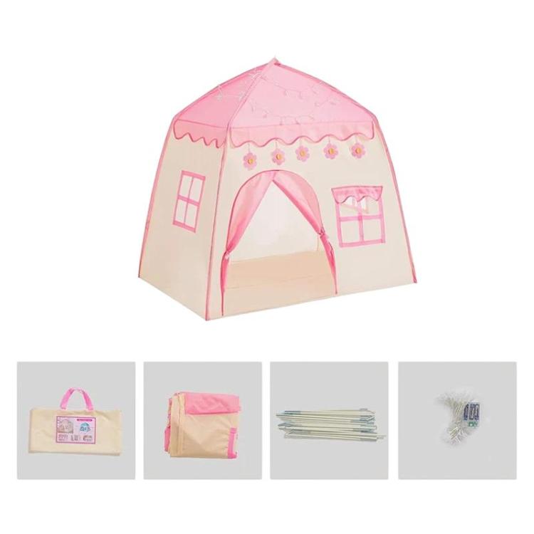 Foldable Kids Play Tent Large Space Playhouse For Indoor & Outdoor Use