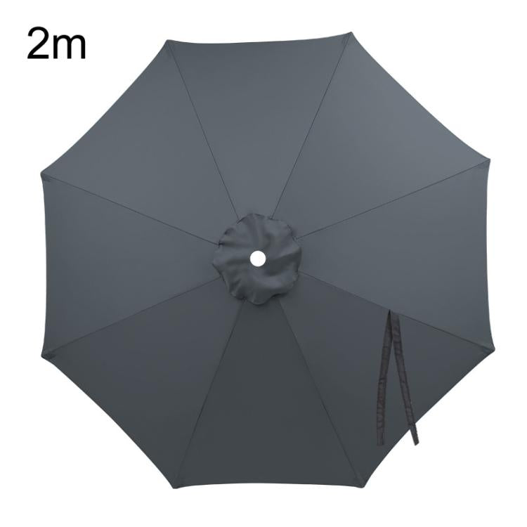 Universal Patio Umbrella Replacement Canopy UV30+ Protective Waterproof Polyester Fabric, 2m 8 Ribs, 2.5m 8 Ribs, 3.5m 8 Ribs, 4m 8 Ribs
