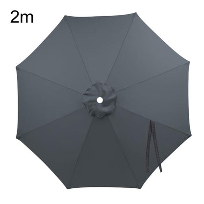 Universal Patio Umbrella Replacement Canopy UV30+ Protective Waterproof Polyester Fabric, 2m 8 Ribs, 2.5m 8 Ribs, 3.5m 8 Ribs, 4m 8 Ribs