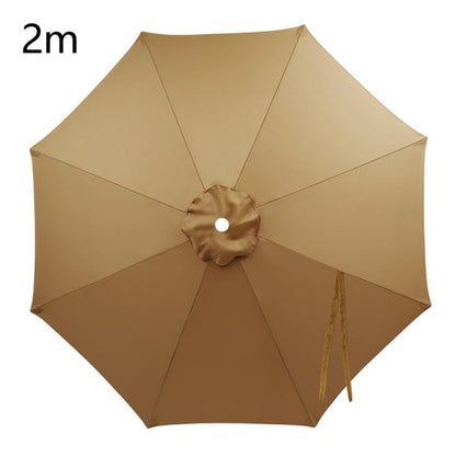 Universal Patio Umbrella Replacement Canopy UV30+ Protective Waterproof Polyester Fabric, 2m 8 Ribs, 2.5m 8 Ribs, 3.5m 8 Ribs, 4m 8 Ribs