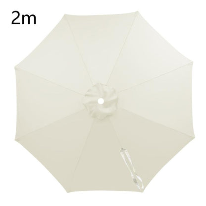 Universal Patio Umbrella Replacement Canopy UV30+ Protective Waterproof Polyester Fabric, 2m 8 Ribs, 2.5m 8 Ribs, 3.5m 8 Ribs, 4m 8 Ribs