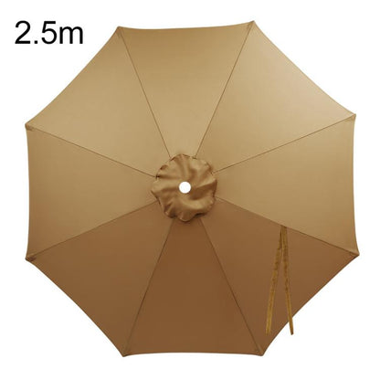Universal Patio Umbrella Replacement Canopy UV30+ Protective Waterproof Polyester Fabric, 2m 8 Ribs, 2.5m 8 Ribs, 3.5m 8 Ribs, 4m 8 Ribs