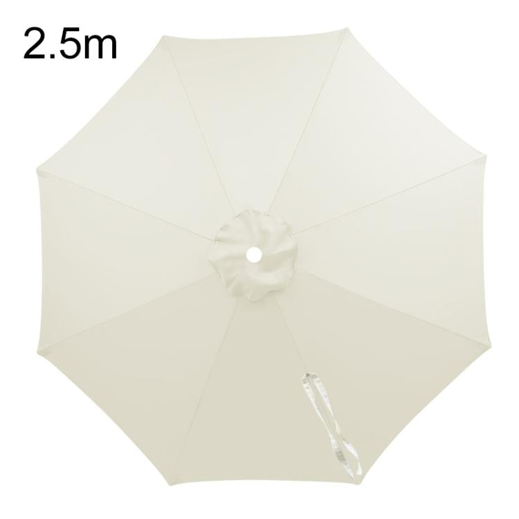 Universal Patio Umbrella Replacement Canopy UV30+ Protective Waterproof Polyester Fabric, 2m 8 Ribs, 2.5m 8 Ribs, 3.5m 8 Ribs, 4m 8 Ribs