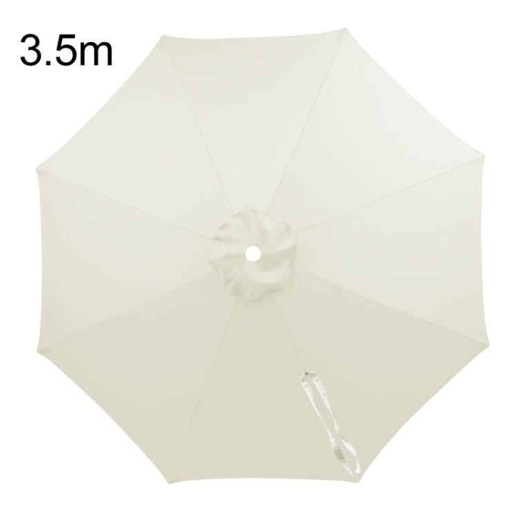 Universal Patio Umbrella Replacement Canopy UV30+ Protective Waterproof Polyester Fabric, 2m 8 Ribs, 2.5m 8 Ribs, 3.5m 8 Ribs, 4m 8 Ribs