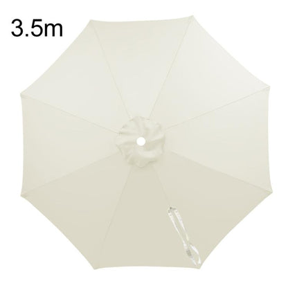 Universal Patio Umbrella Replacement Canopy UV30+ Protective Waterproof Polyester Fabric, 2m 8 Ribs, 2.5m 8 Ribs, 3.5m 8 Ribs, 4m 8 Ribs
