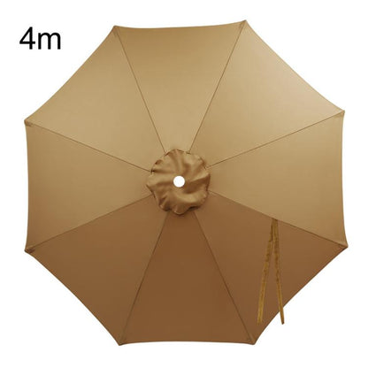 Universal Patio Umbrella Replacement Canopy UV30+ Protective Waterproof Polyester Fabric, 2m 8 Ribs, 2.5m 8 Ribs, 3.5m 8 Ribs, 4m 8 Ribs